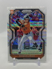 2021 Panini Prizm Ramon Urias RC #31 White Wave Baltimore Orioles